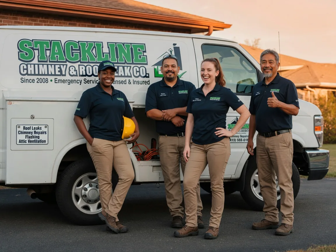 Chimney flashing repair company in Bellefontaine, MS